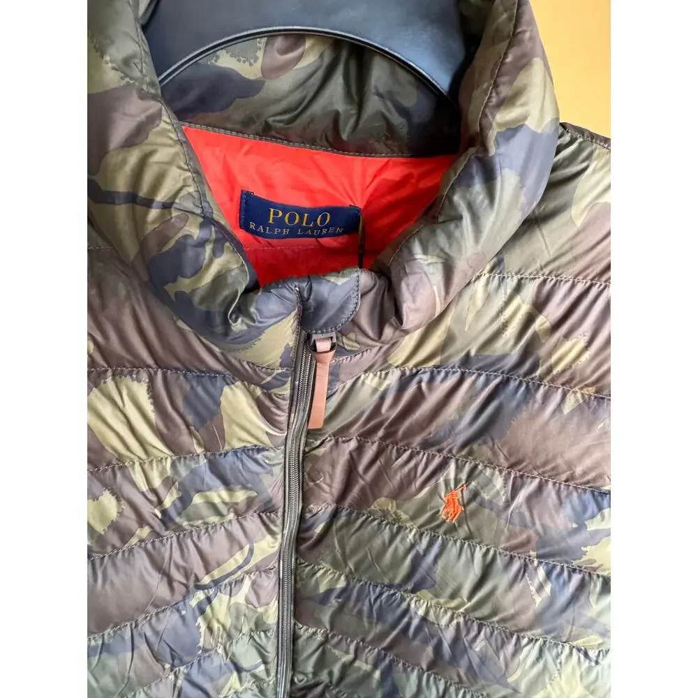 Polo Ralph Lauren Camouflage Puffer Vest NWT XXL/TTG